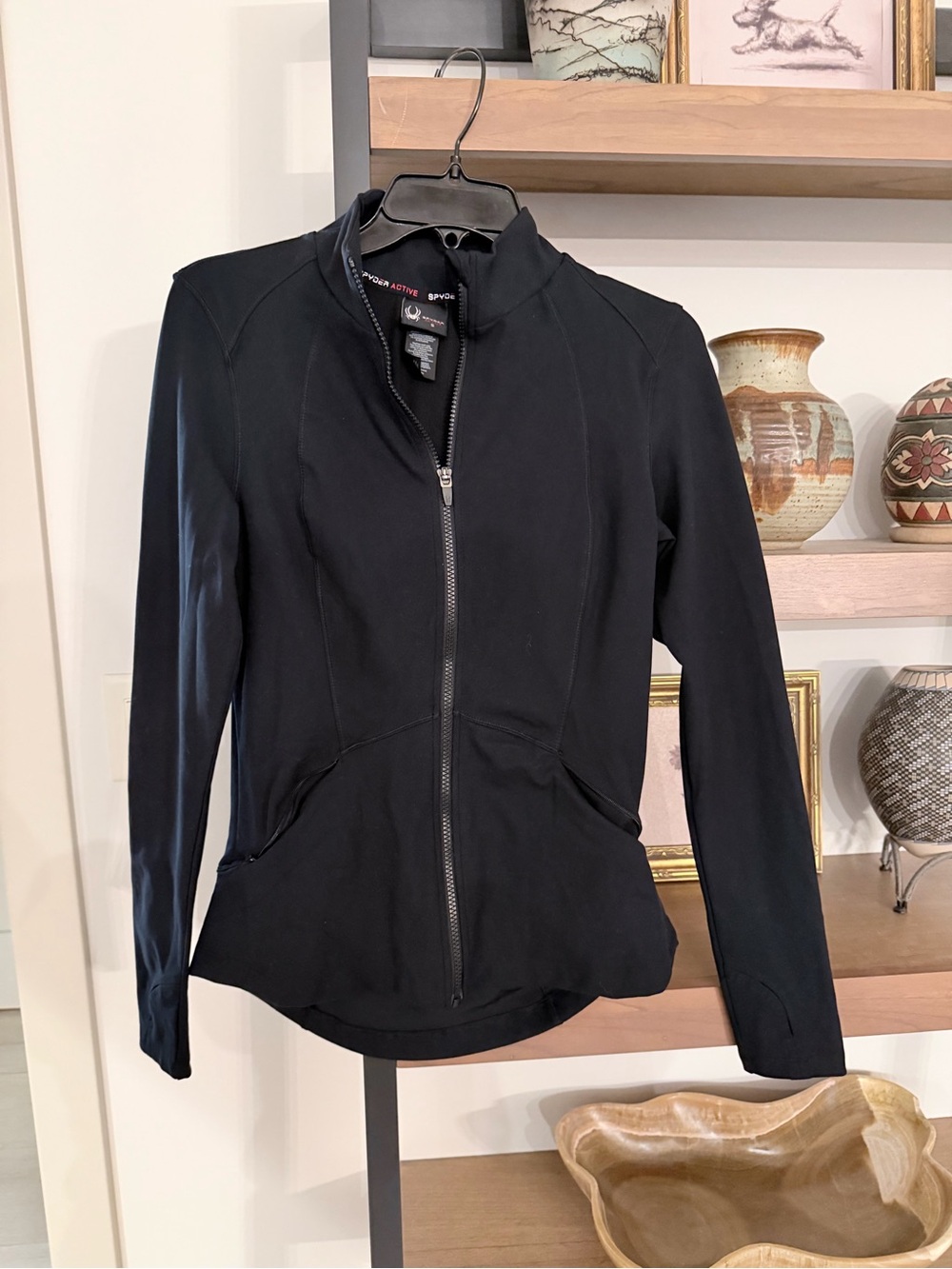 Spyder Women's Black Full-Zip Utility Jacket
